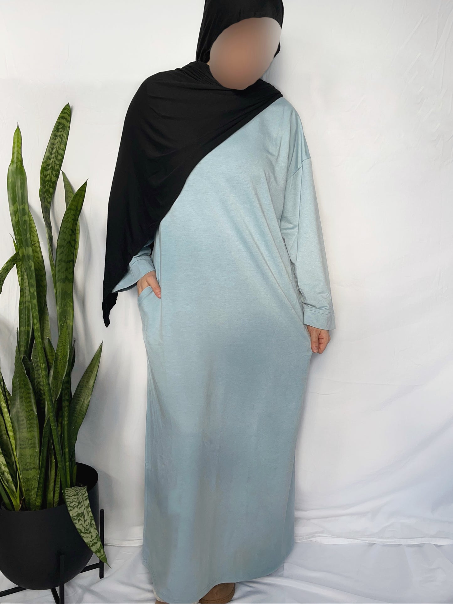 Everyday Abaya - Pearly Blue
